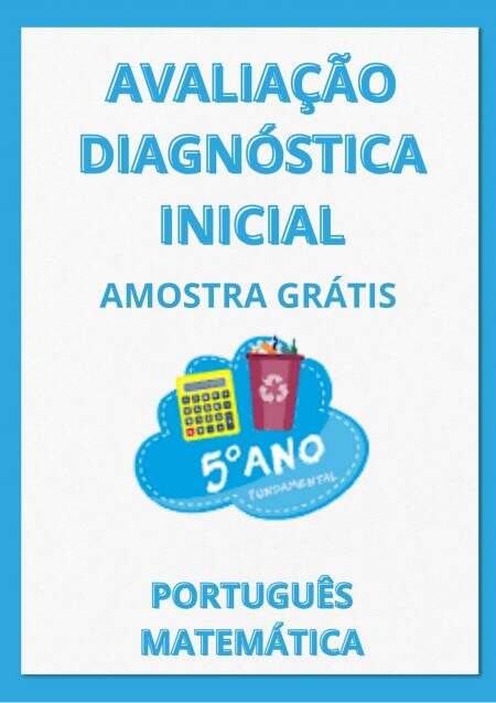 AMOSTRA GRATIS - Avaliao Diagnstica Inicial - 5 ano.pdf-01
