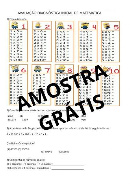 AMOSTRA GRATIS - Avaliao Diagnstica Inicial - 5 ano.pdf-04