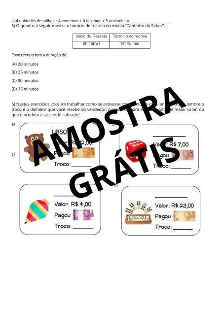 AMOSTRA GRATIS - Avaliao Diagnstica Inicial - 5 ano.pdf-05