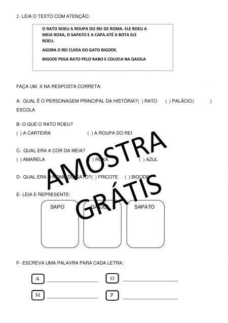 AMOSTRA GRTIS - Avaliao Diagnstica Inicial - 3 ano-03