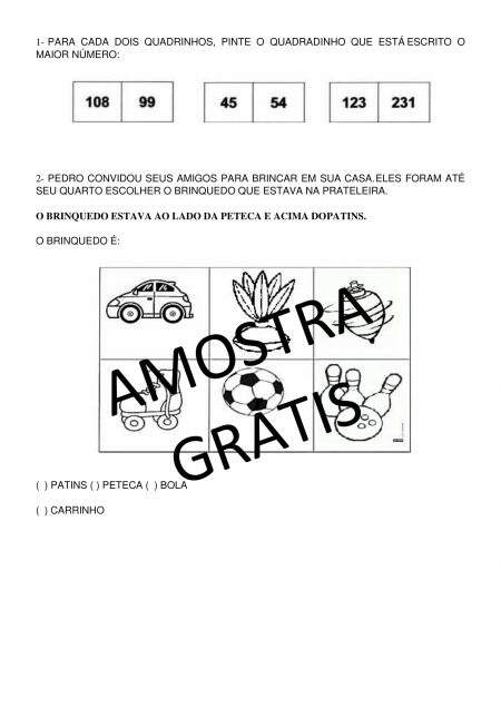 AMOSTRA GRTIS - Avaliao Diagnstica Inicial - 3 ano-04