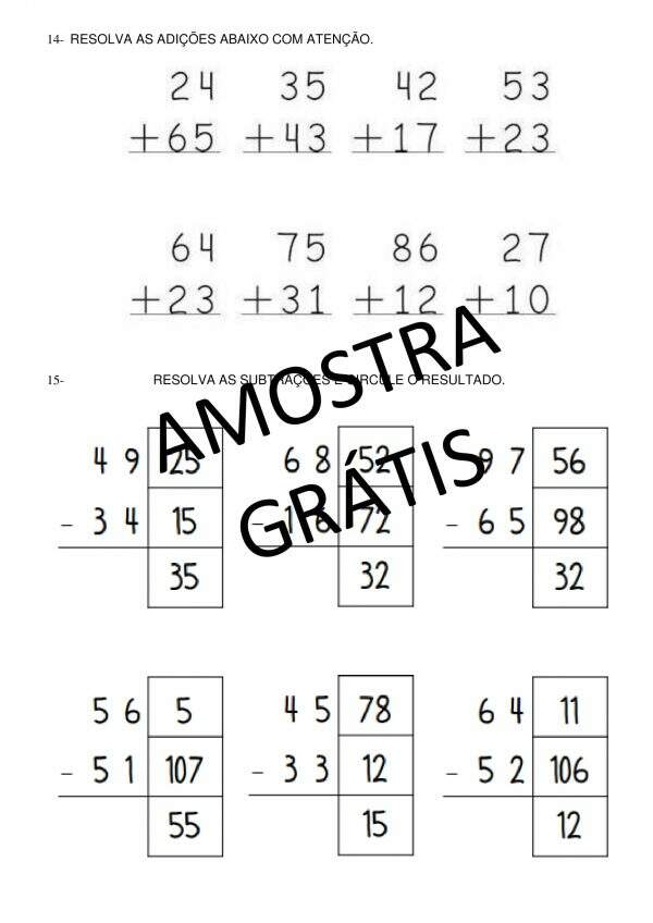 Amostra Grtis Avaliao Diagnstica Inicial Ano Atividades Para