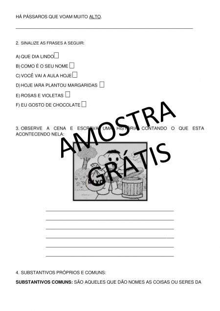 AMOSTRA GRTIS - Avaliao Diagnstica Inicial - 3 ano-10
